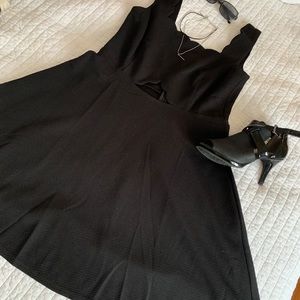Lulus LBD dress with stylish cutouts.